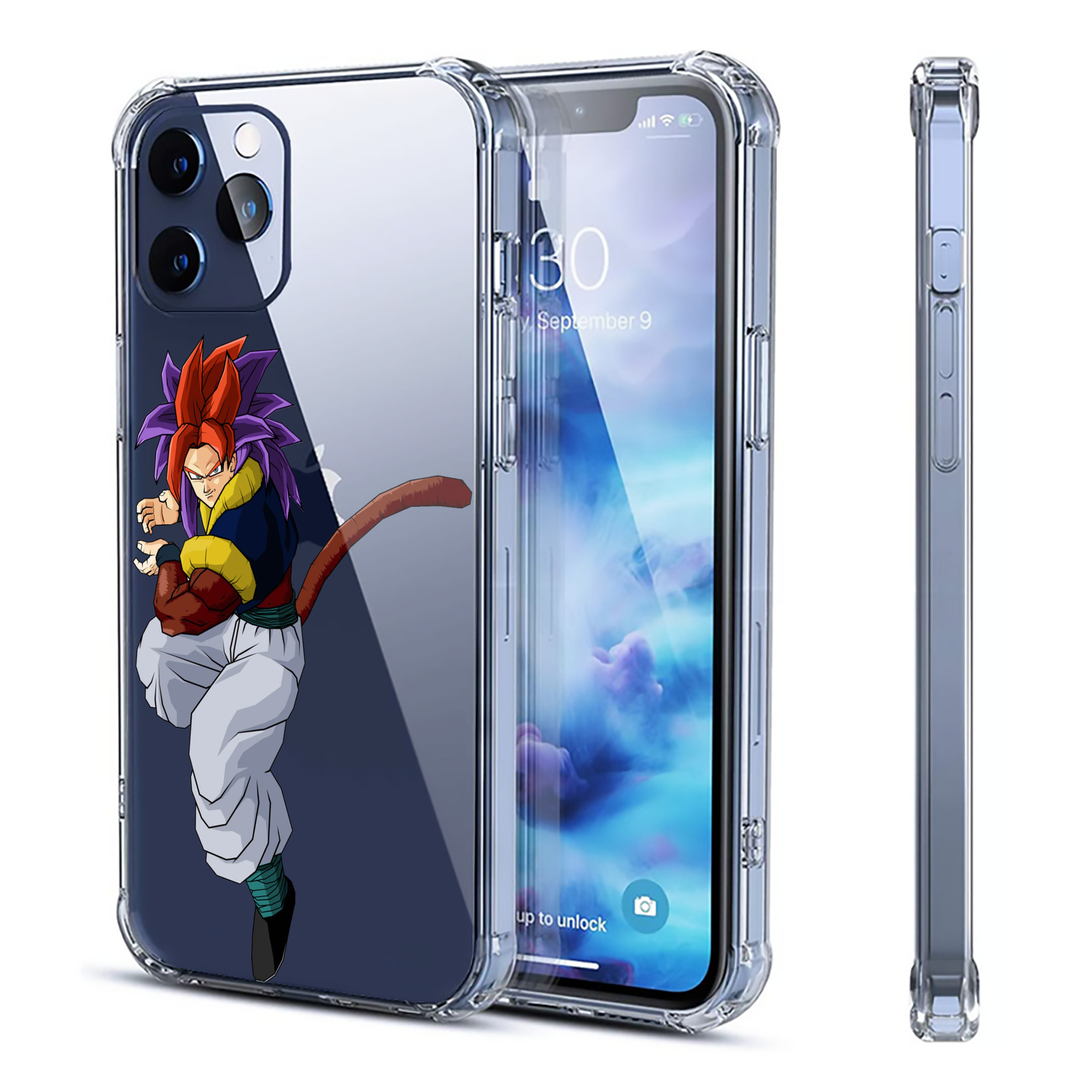 （画像用） ドラゴンボール DRAGON BALL 【iPhone 12シリーズ対応】透明スマホケース（クリアソフトケース）